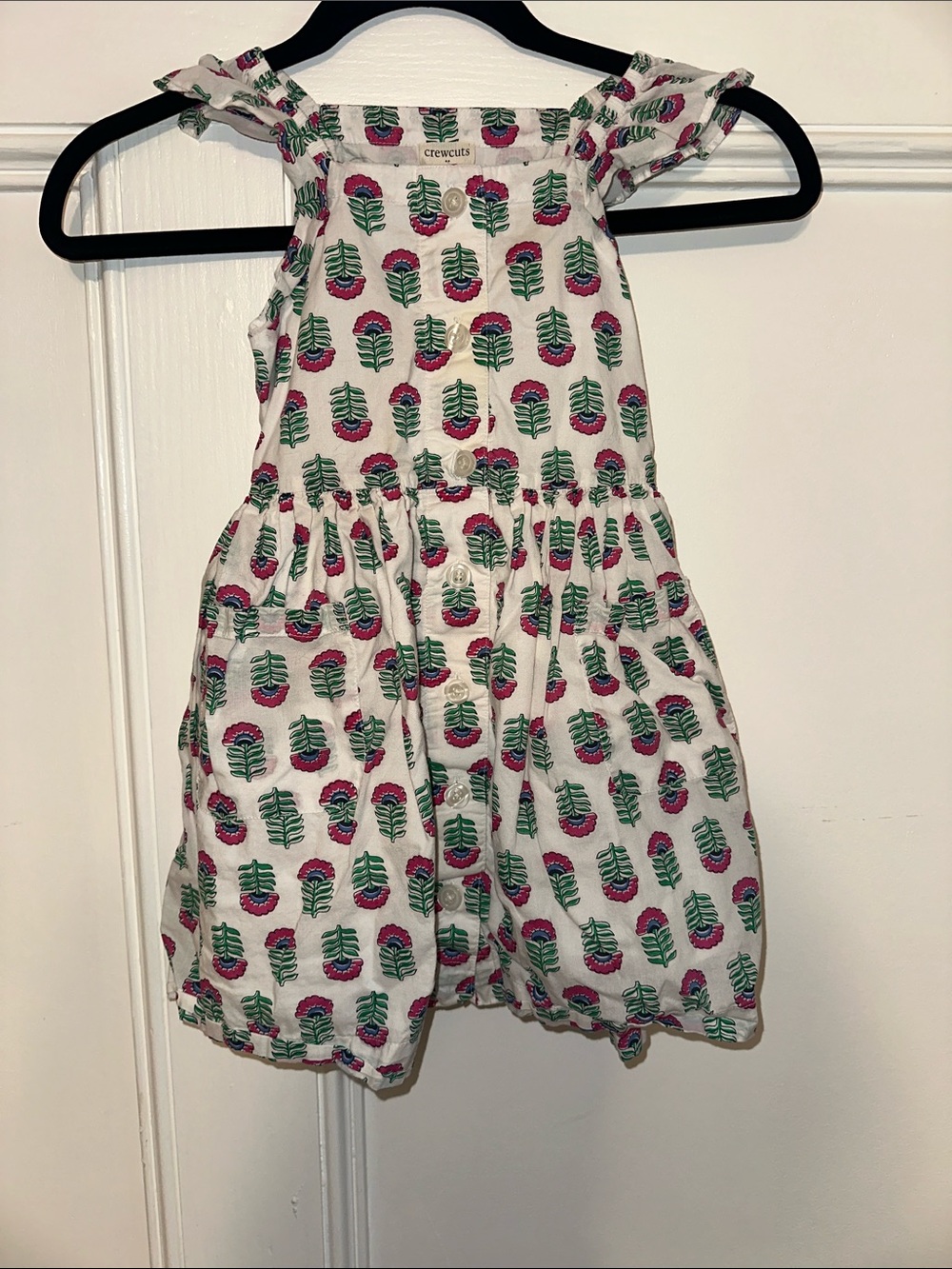 JCrew- Girls Floral Block Print Dress- Size 5T